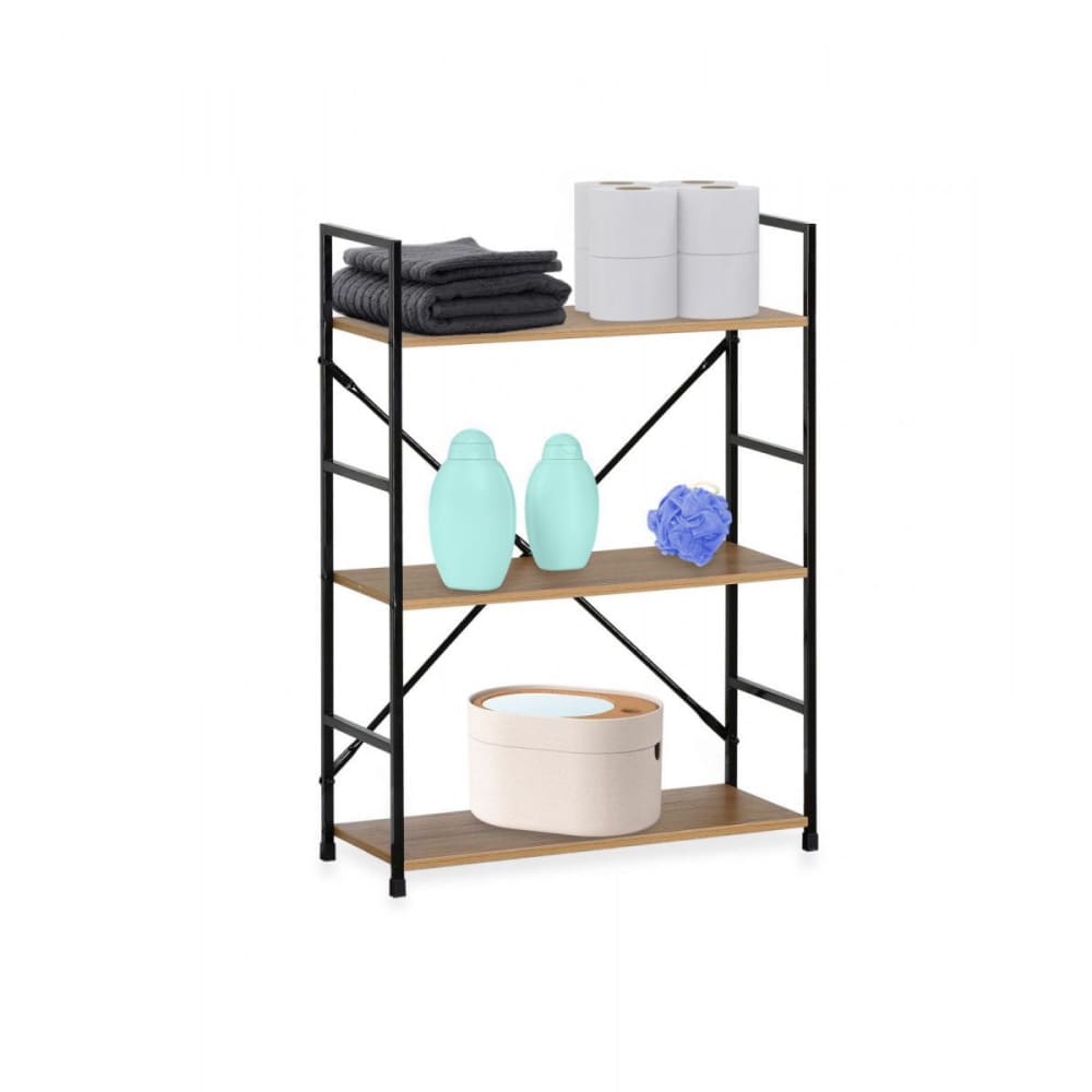 3 Tier Multipurpose Shelf Freestanding Wooden Rack Organiser Kitchen bedroom bathroom unit