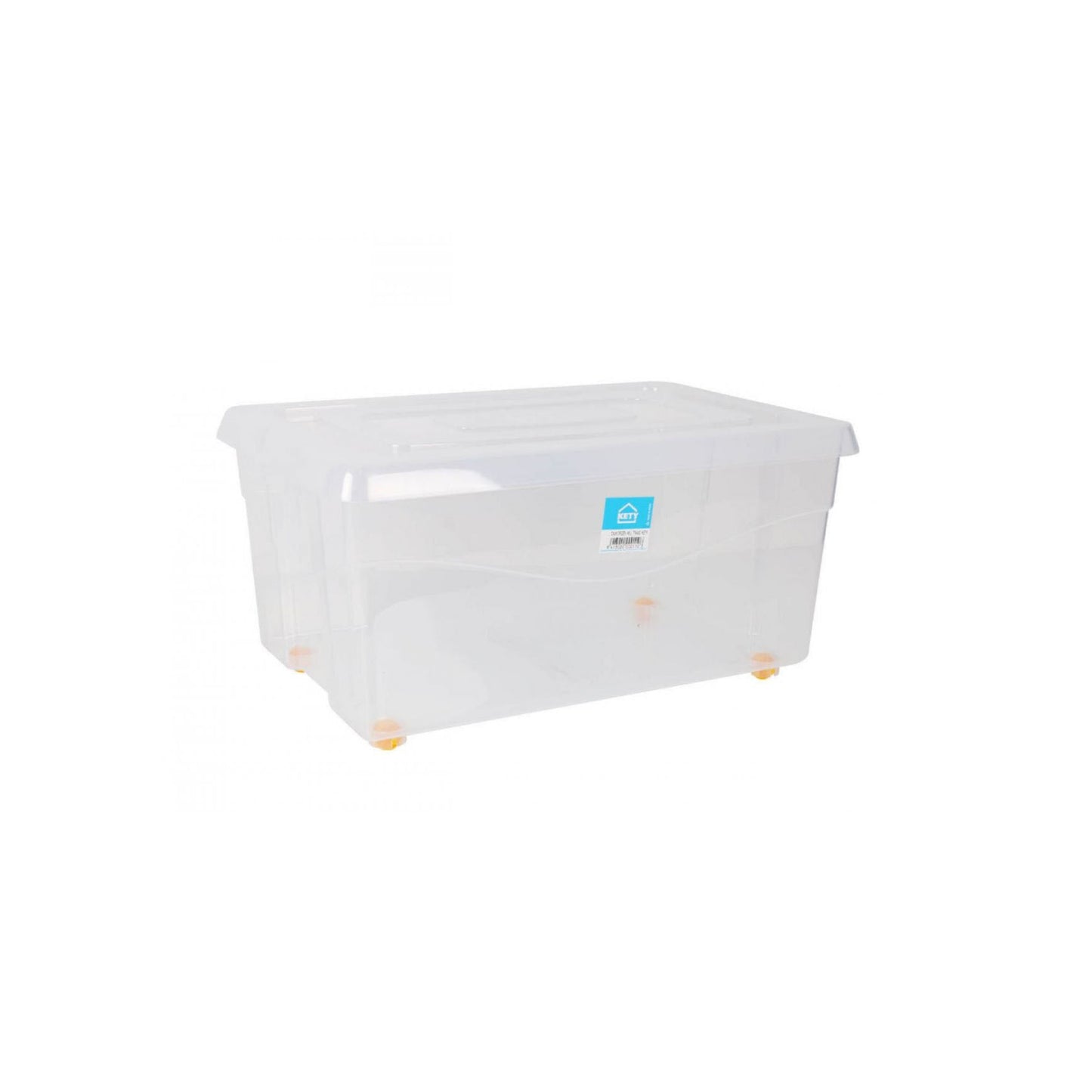 45L plastic storage box transparent 59x39x29.5cm KETY