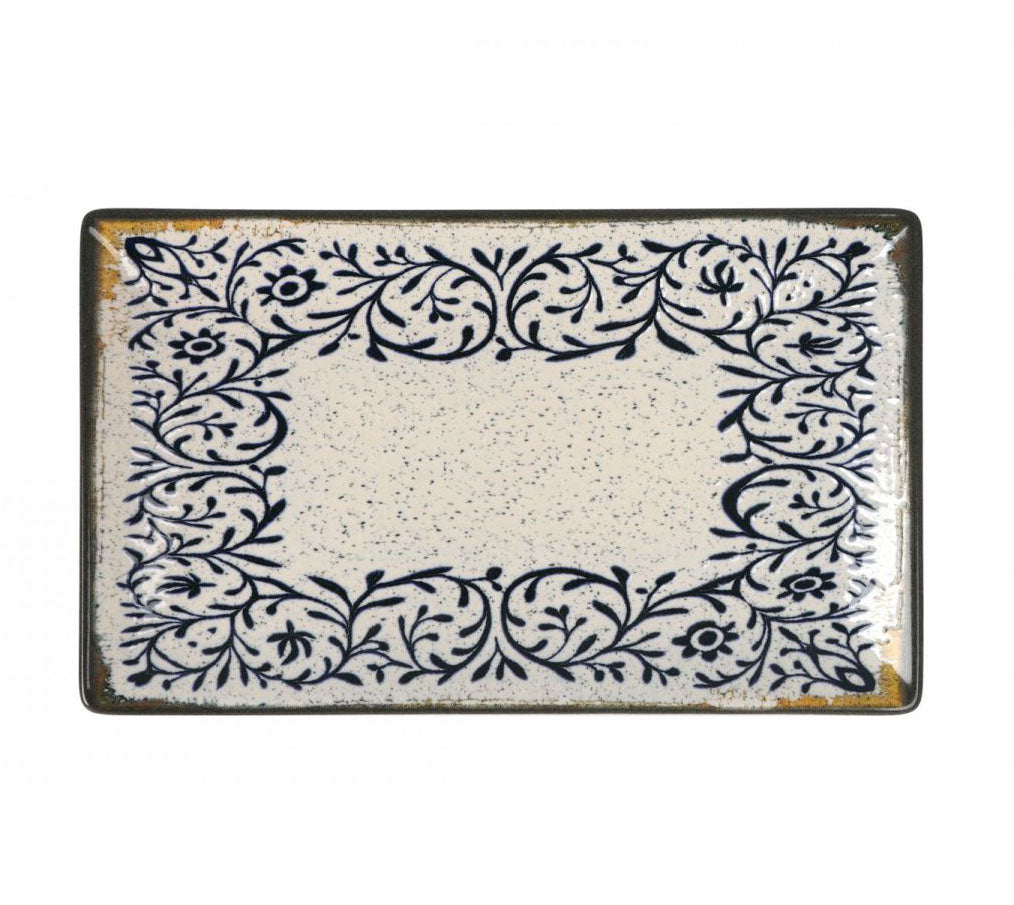 Nira rectangular 25x15cm dessert plates
