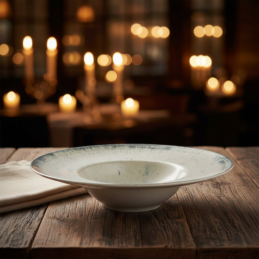Kumo Risotto plate pasta bowl 28cm Stoneware