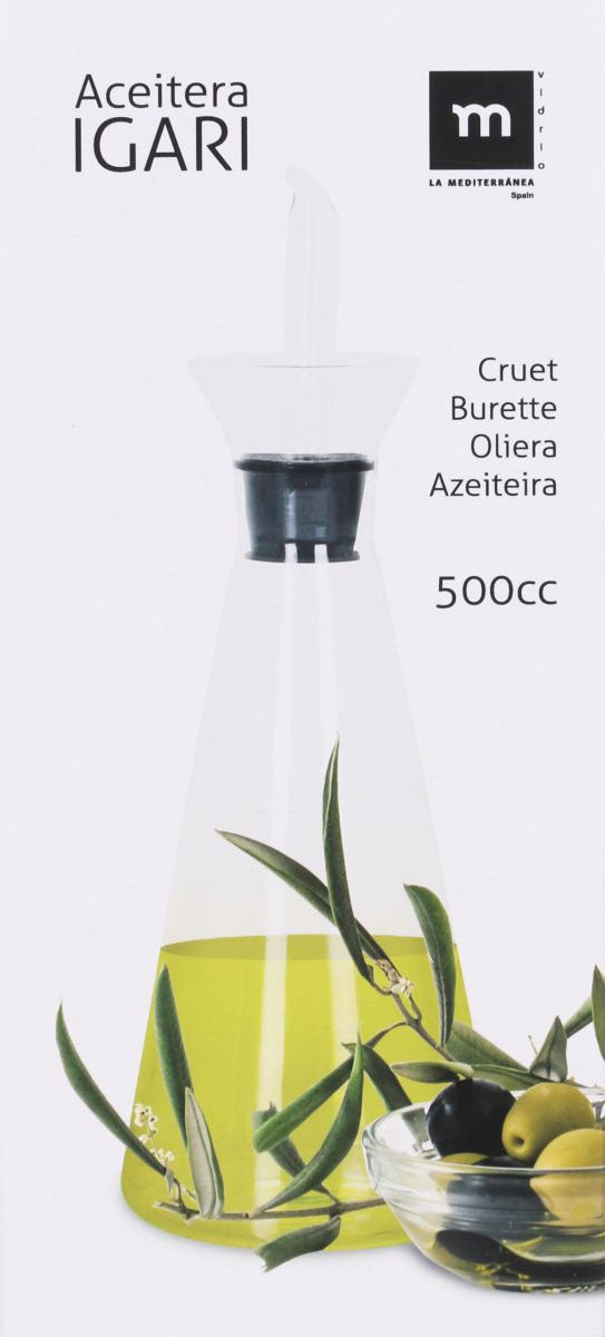 Igari 500ml Olive Oil Dispenser Borosilicate glass bottle