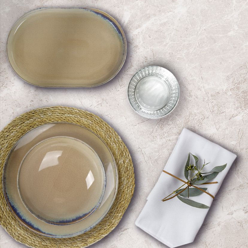 Cies 32.5cm dinner plates under plates Stoneware