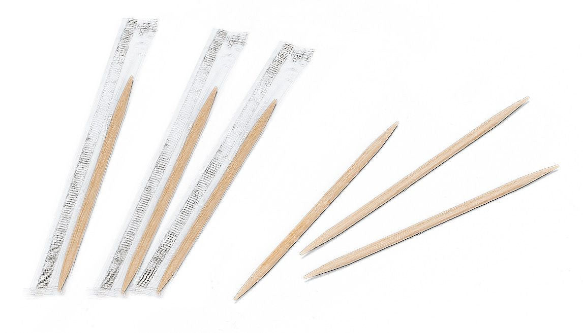 Cocktail Picks Sticks Wrapped Bamboo Wooden box of 1000 Algon
