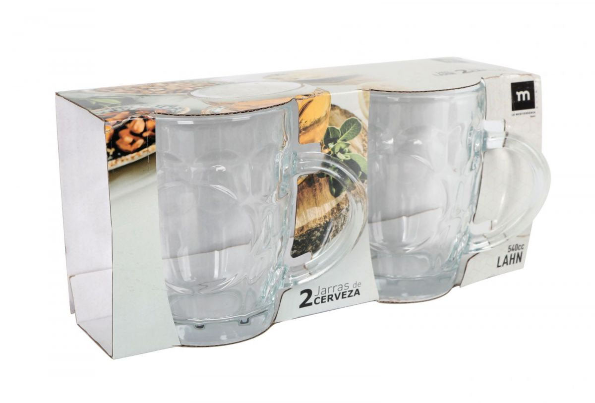 540ml Panelled Pint Beer Tankard Lahn