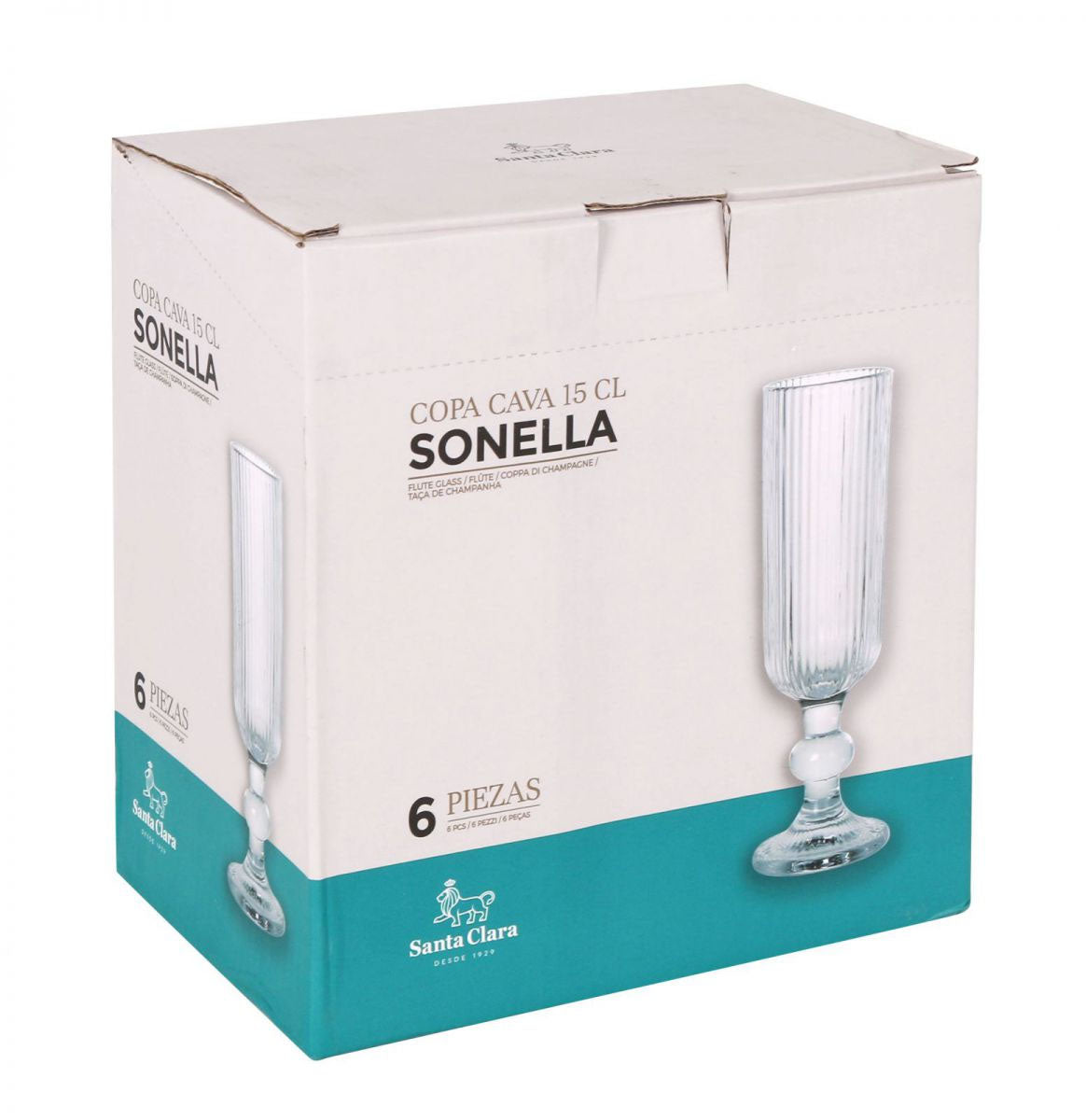 Sonella Clear Champagne flutes 150ml