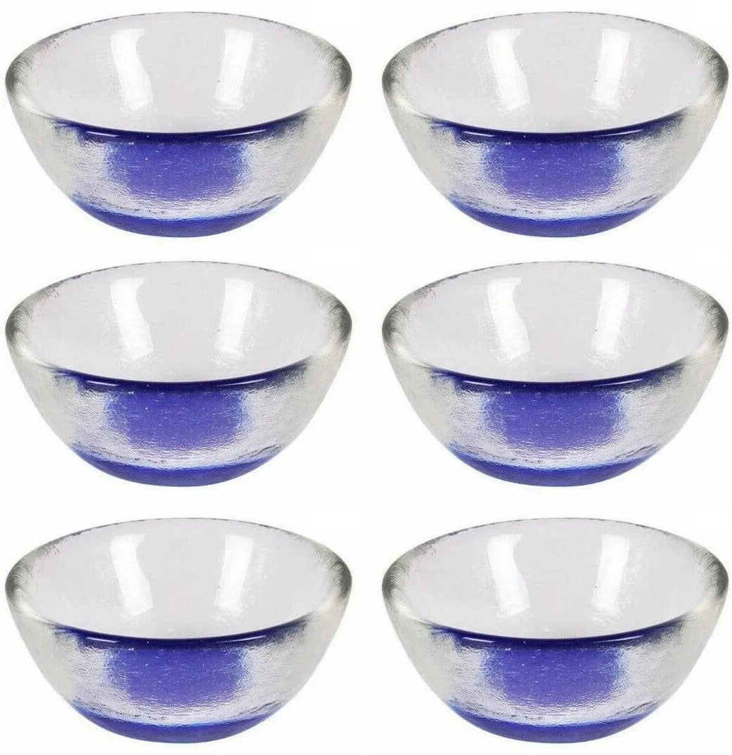 Cobalt Glass Tea light candle holder vase wedding gift home decor Blue