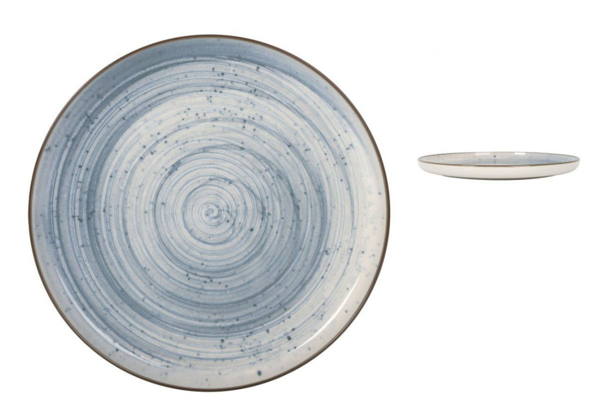 Nordic Swirl 32cm Dinner plate Under plate presentation plate dinner plate Stoneware