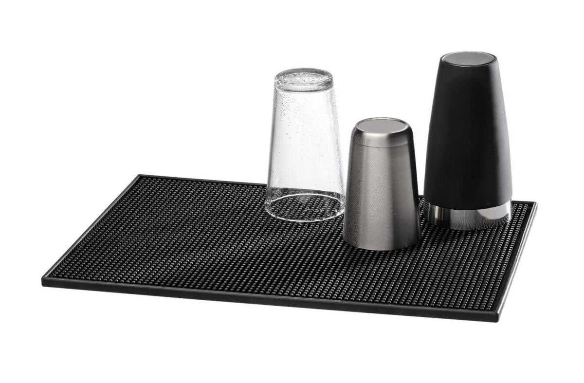 Bar Matt Rubber 45x30cm black extra anti slip Flexible waterproof