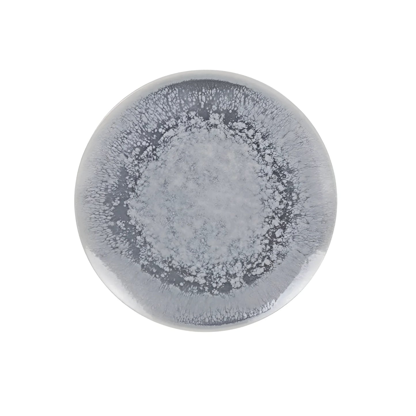 Adhara 20cm dessert plates Stoneware round Grey Blue Flat