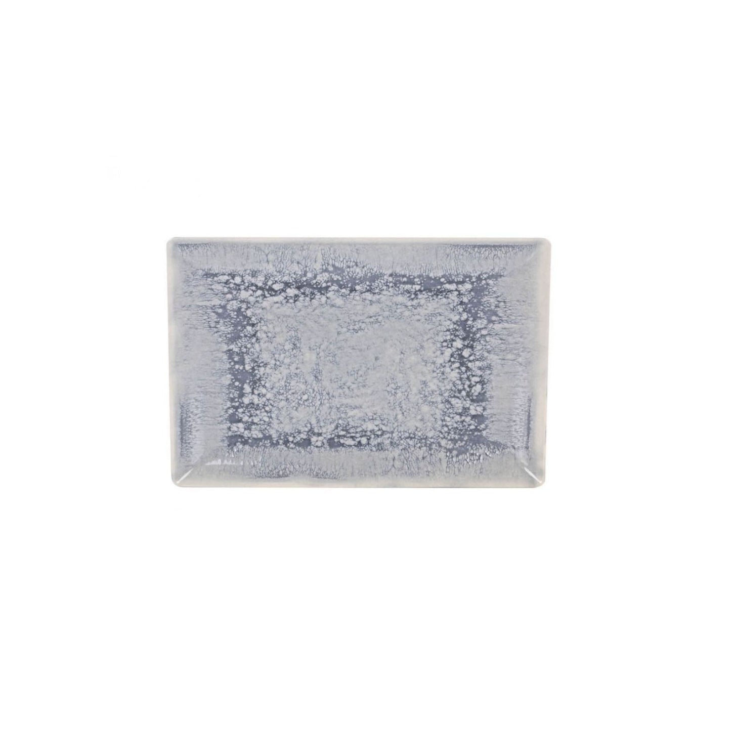Adhara rectangular 30x20cm dinner plates Stoneware Grey Blue Flat