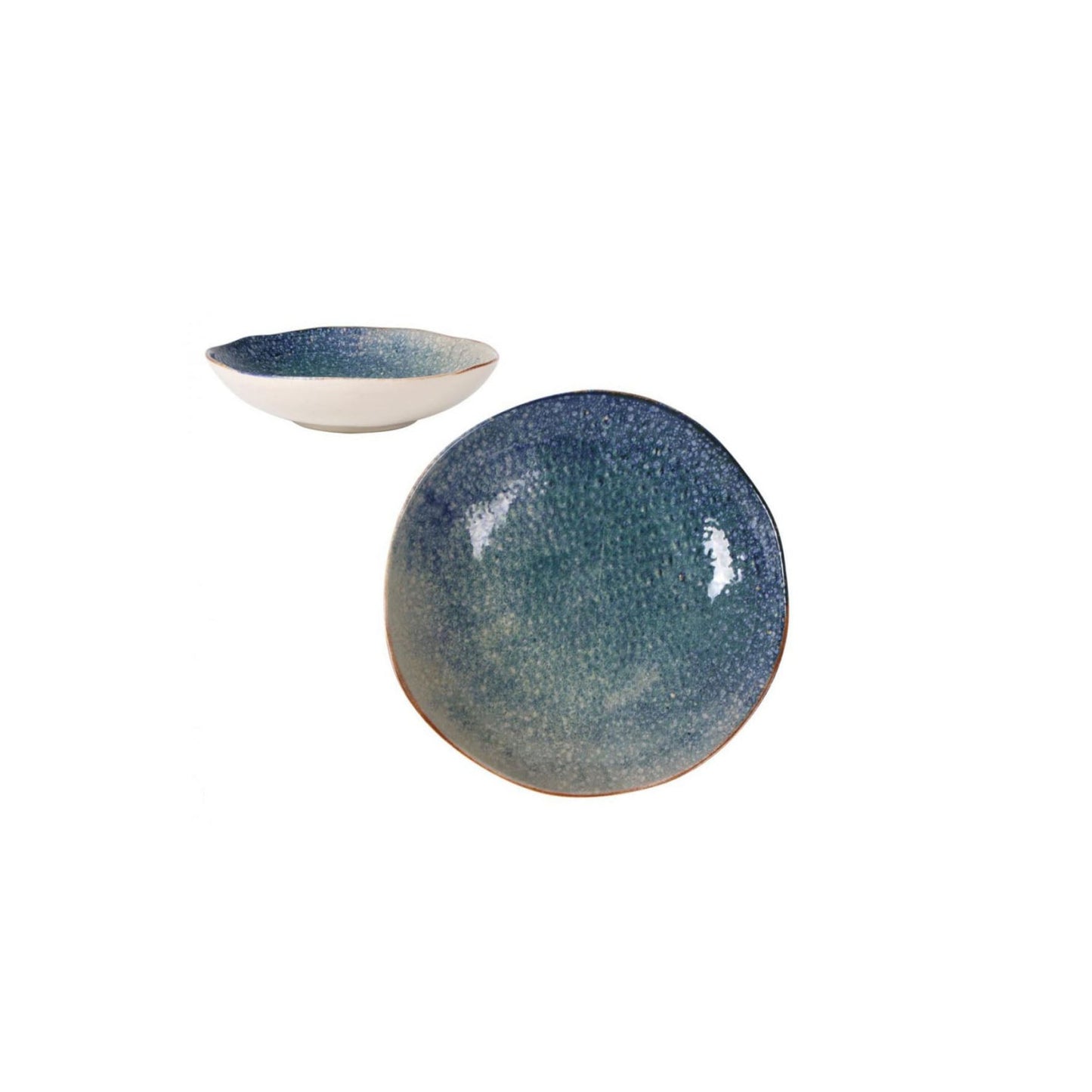 Albal 21x5cm pasta bowl stoneware irregular shape