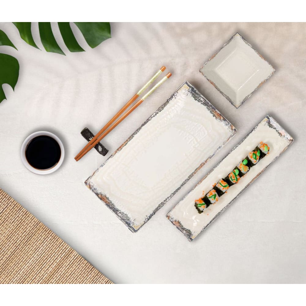 Albus rectangular 20x13cm dessert plates