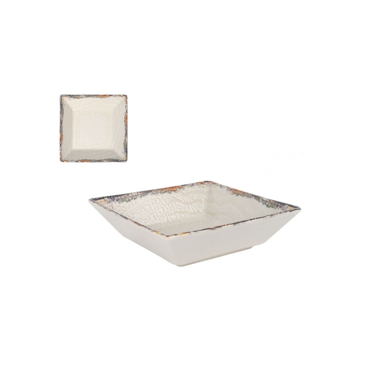 Albus square bowl 18x18cm Stoneware
