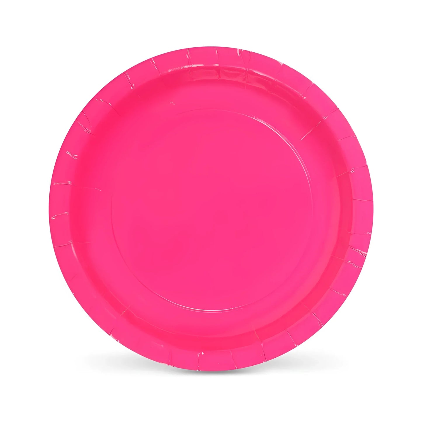 Algon Plates Disposable Biodegradable Fuchsia paper party take away Pack of 10
