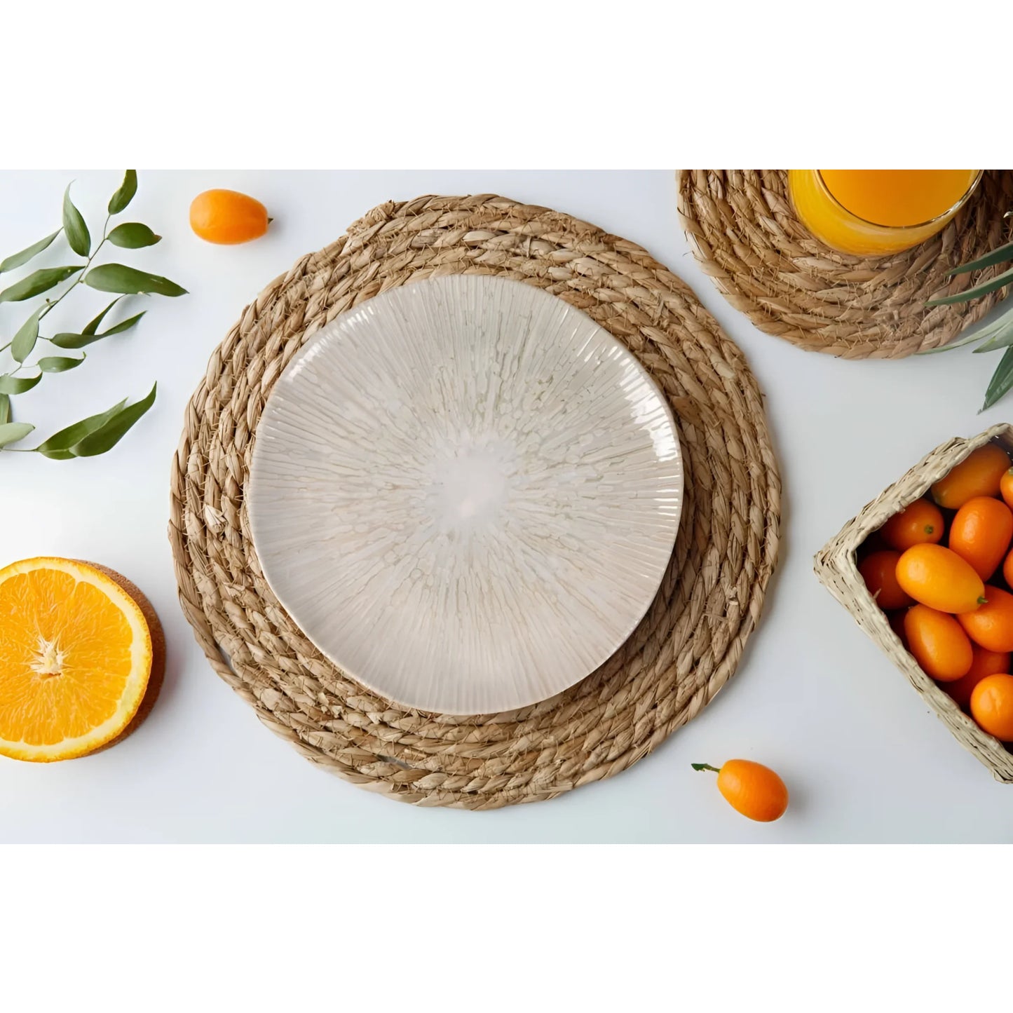 Anya Iberica irregular shape 16pcs dinner Set Dinner plates + pasta Bowls + dessert + cereal bowls