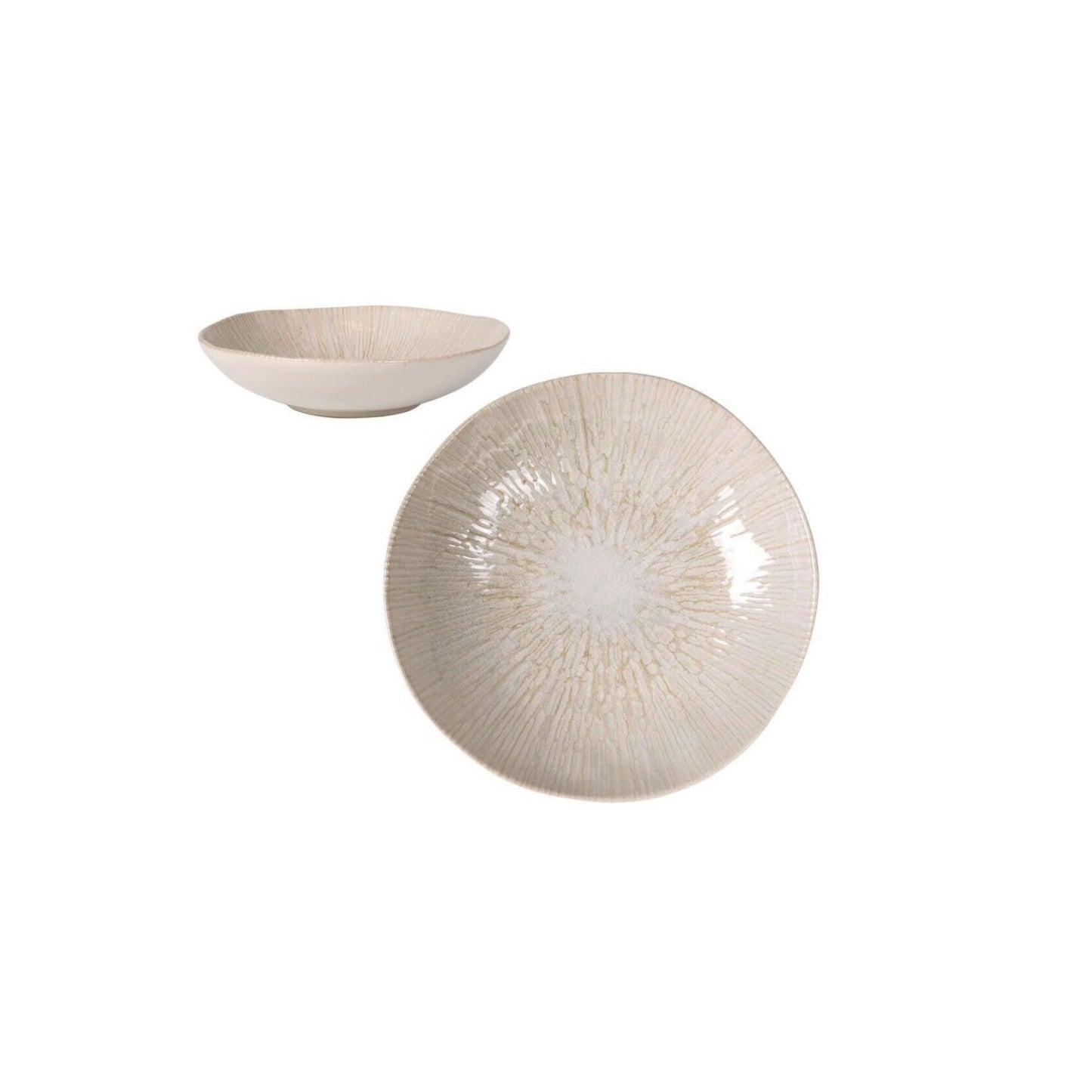 Anya Iberica irregular shape 21cm pasta bowls Stoneware