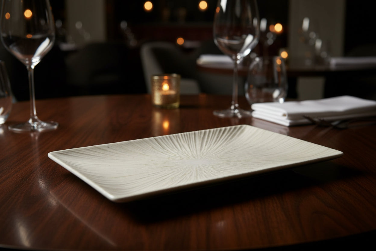 Anya Iberica rectangular 25x15cm dessert plates