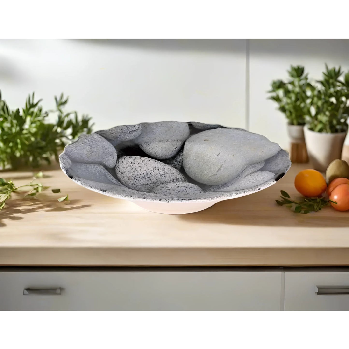 Apolo Irregular shape stones Porcelain 28cm Risotto pasta bowls Assorted designs