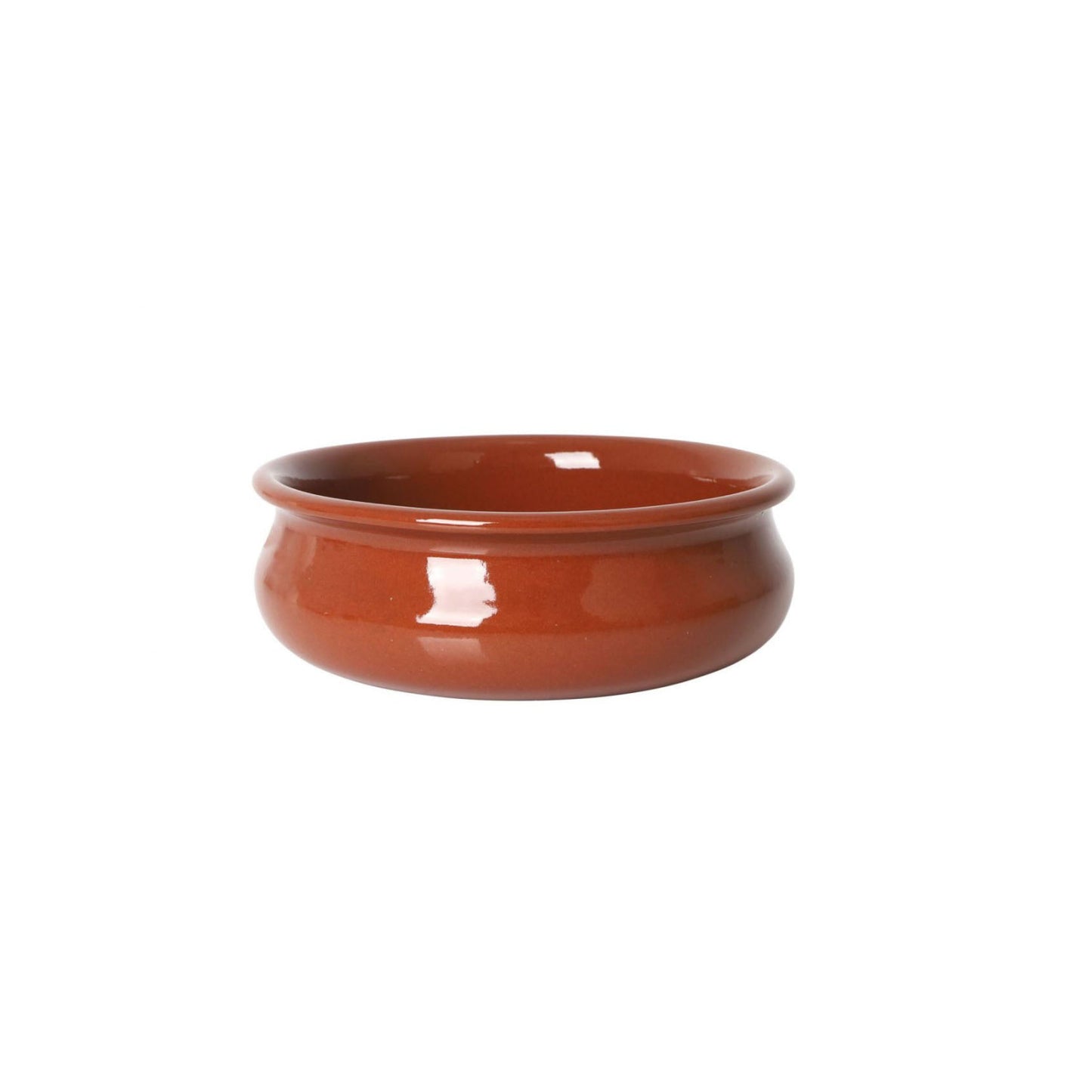 Glazed terra cotta serving bowl from Azofra Tapas Casserole Spanish Clay Dish 17cm