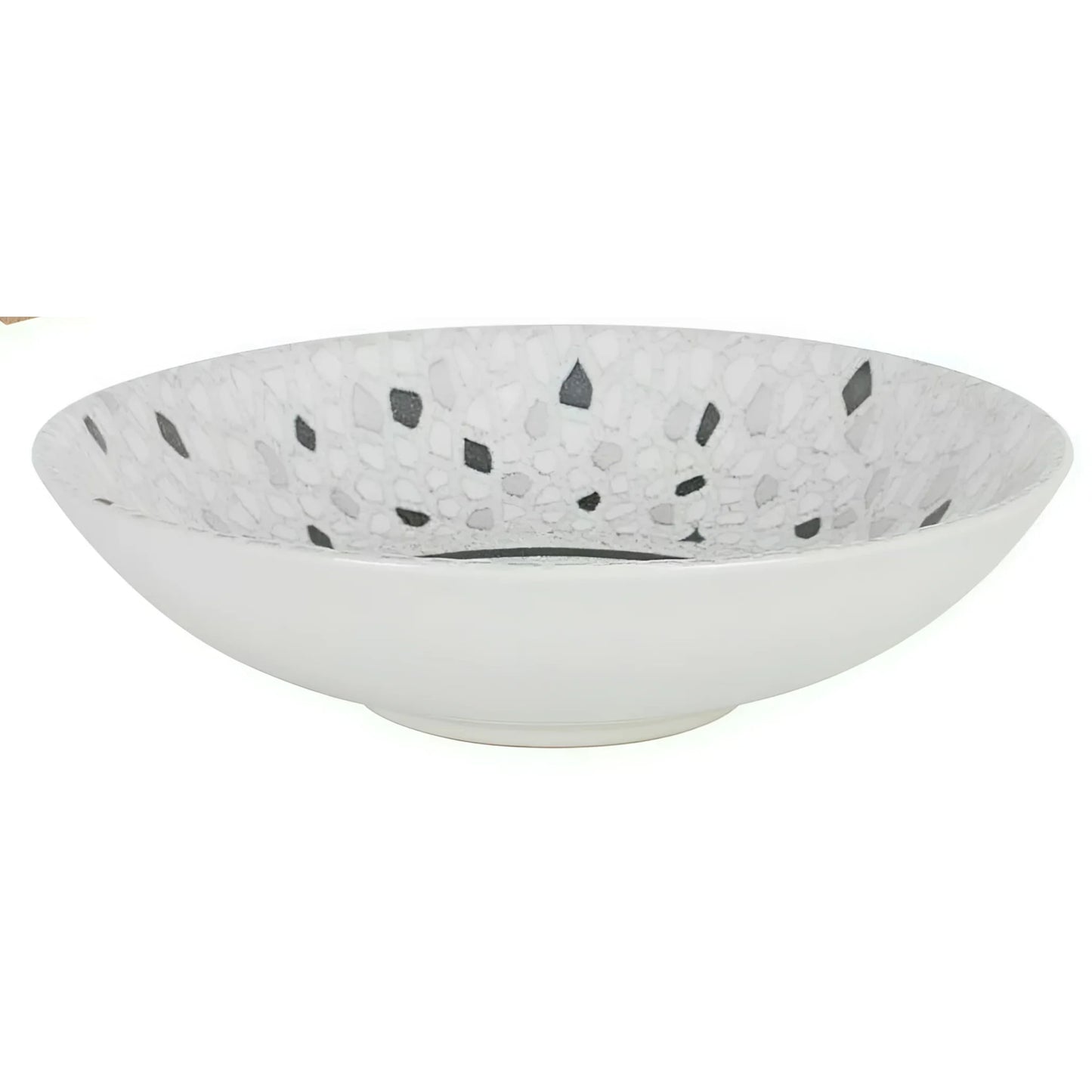 BARROC stoneware soup pasta bowls dinner plates 21cm