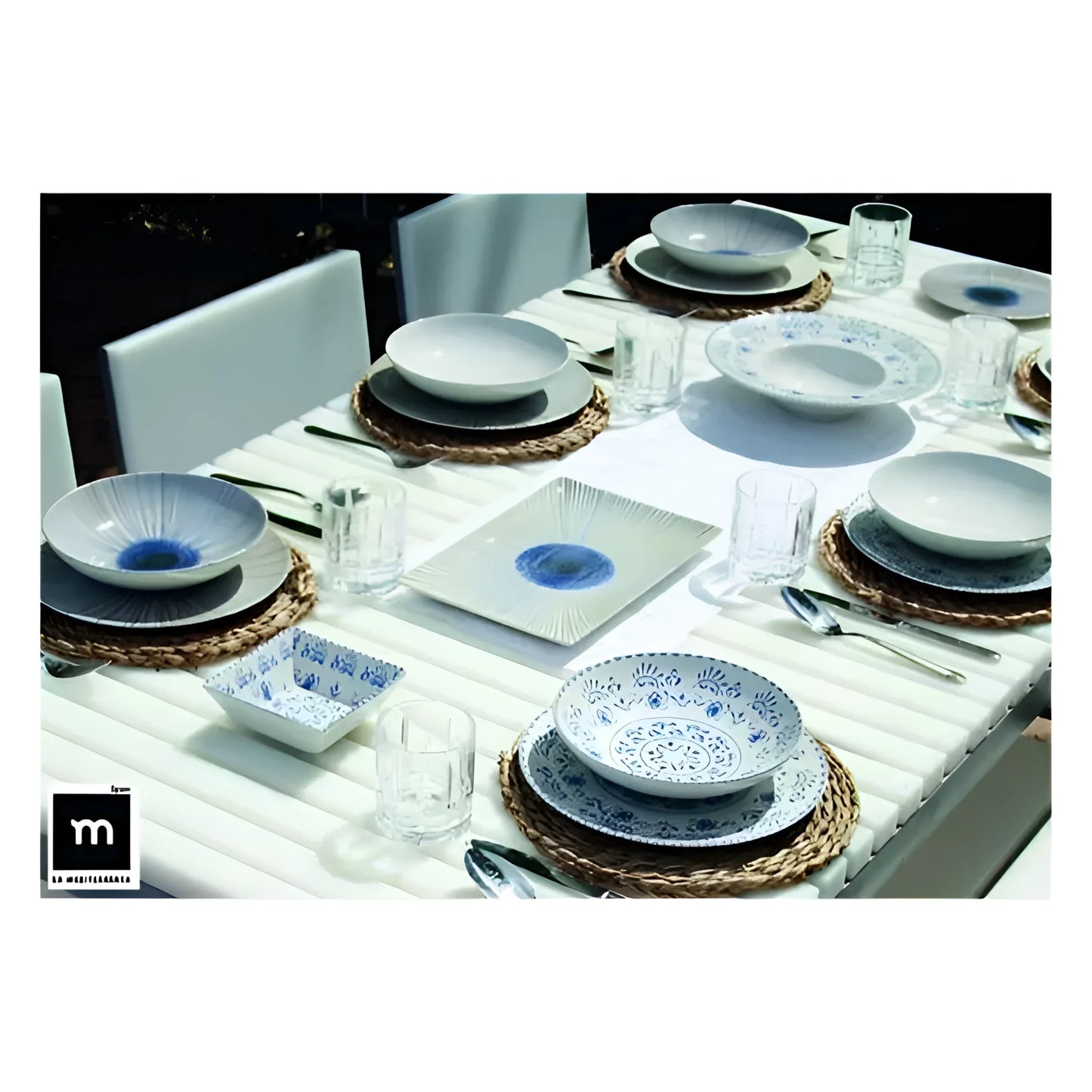 Blur 13x13cm square bowl