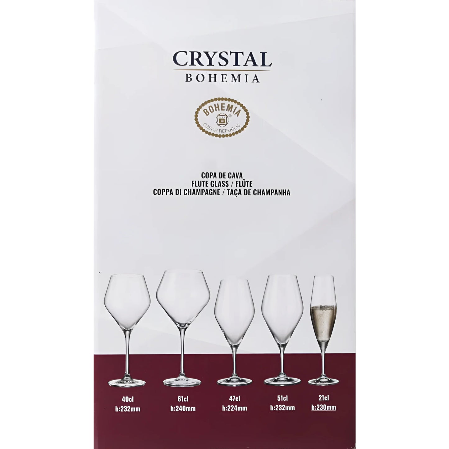 Bohemia Crystal Galaxy Champagne flutes 210ml