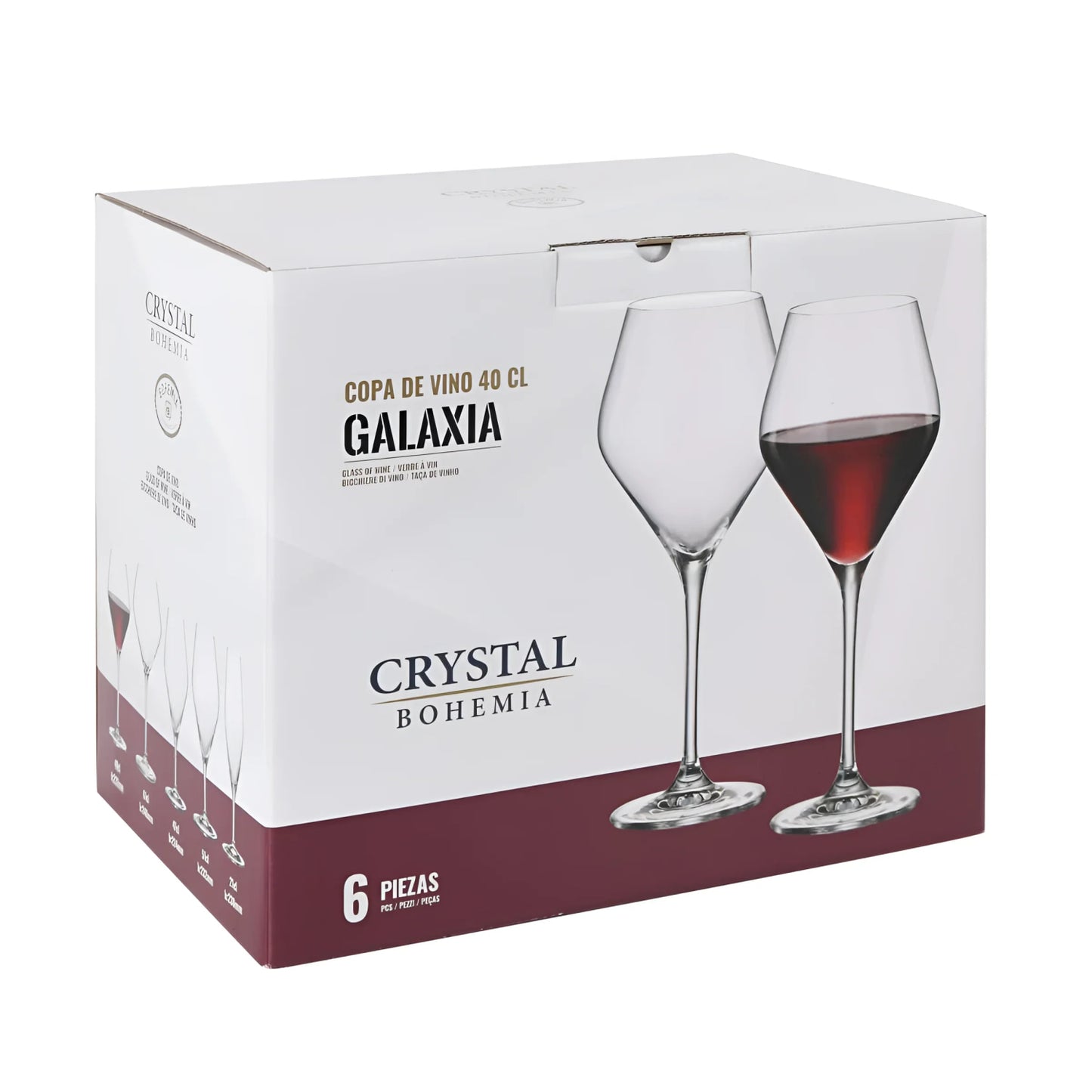 Bohemia Crystal Galaxy wine glass 400ml