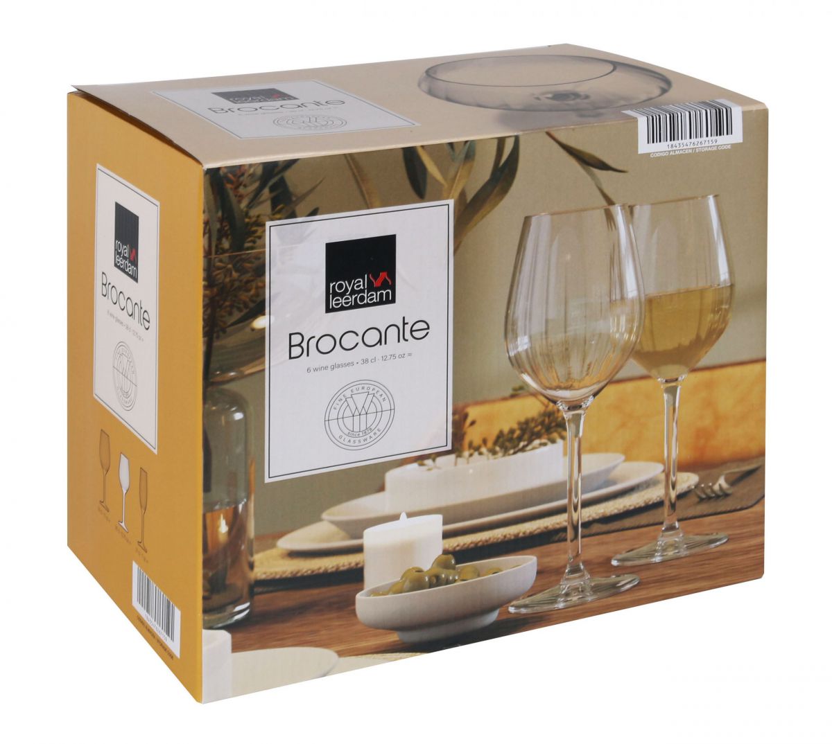 Brocante 380ml wine glasses Royal Leerdam
