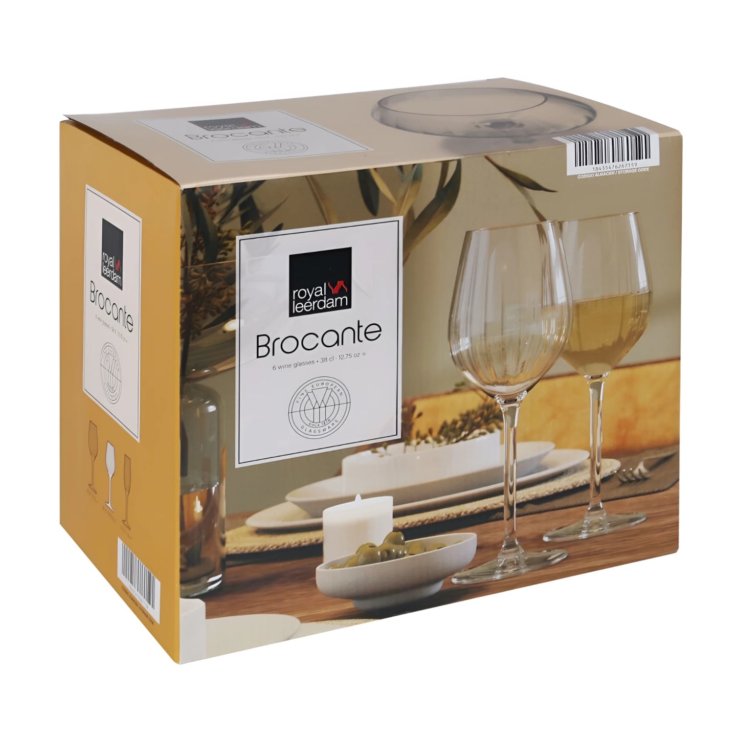 Brocante 380ml wine glasses Royal Leerdam
