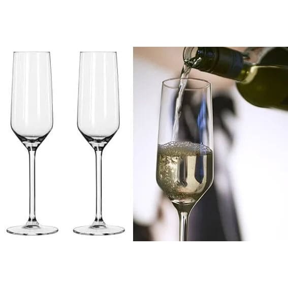 Champagne glasses flutes prosecco glasses Carre Royal Leerdam