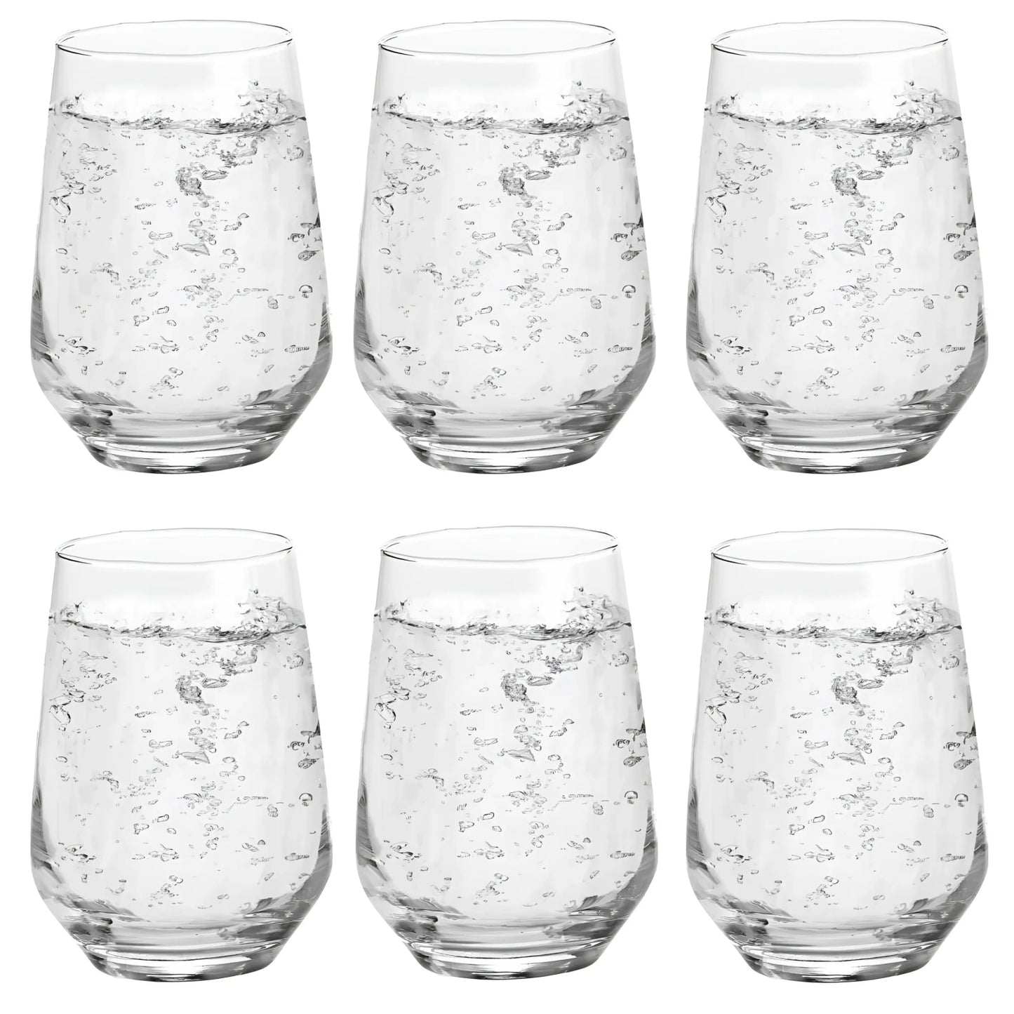 Drinking glass tumbler stemless wine glass 400ml Lavere