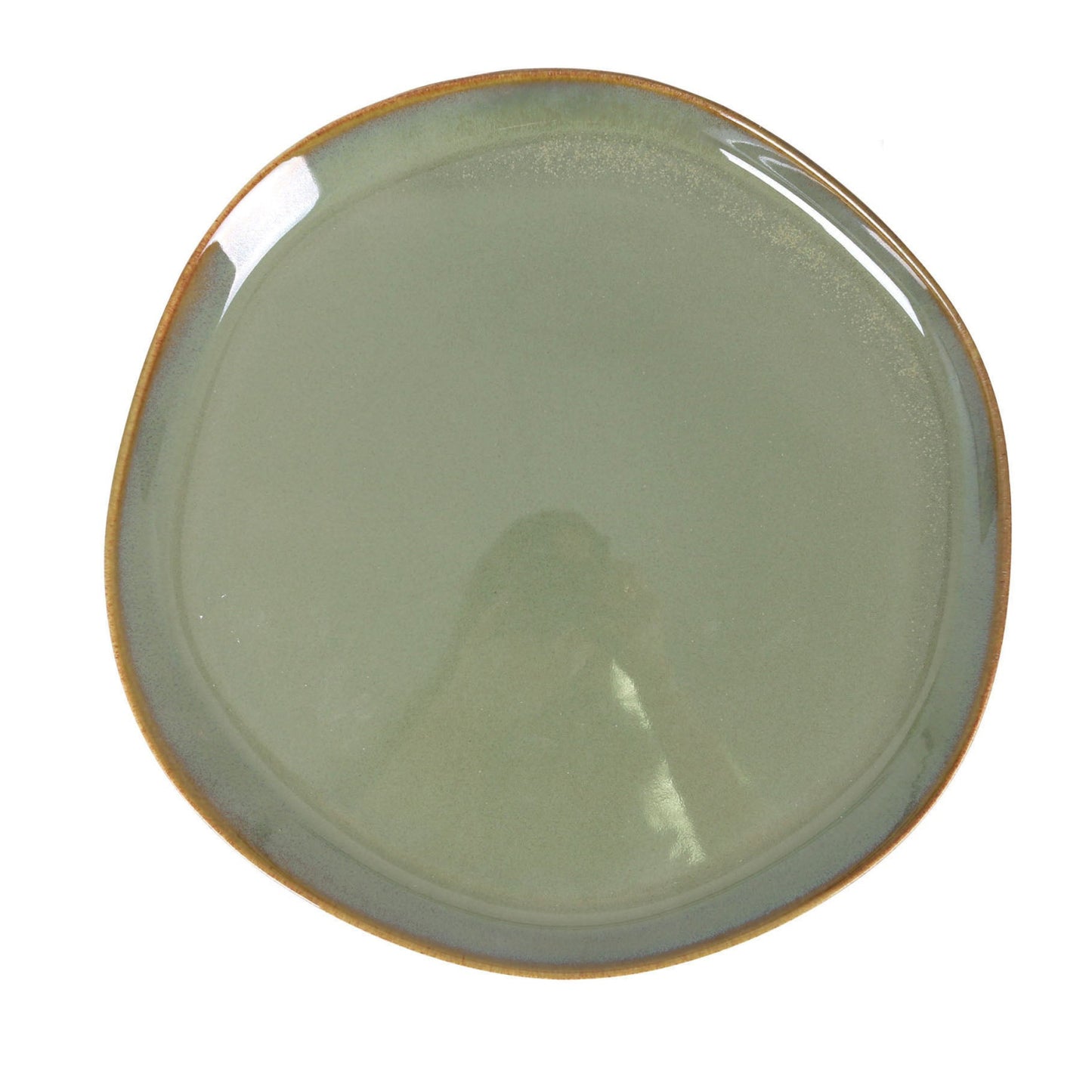 Duomo Green 28cm Dinner plate Main Course Viejo Valle Pura Sangre Premium Porcelain