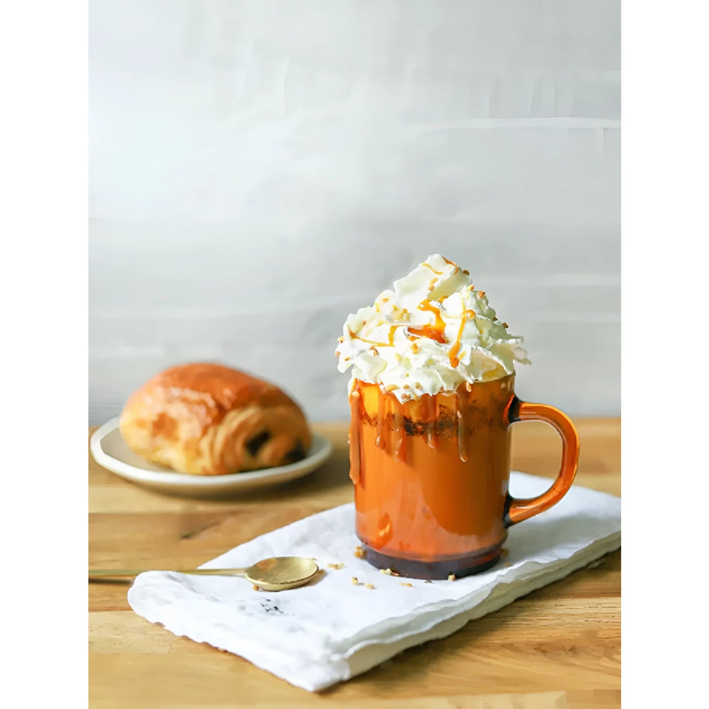 Duralex Amber Stackable coffee tea mugs 260ml Versailles