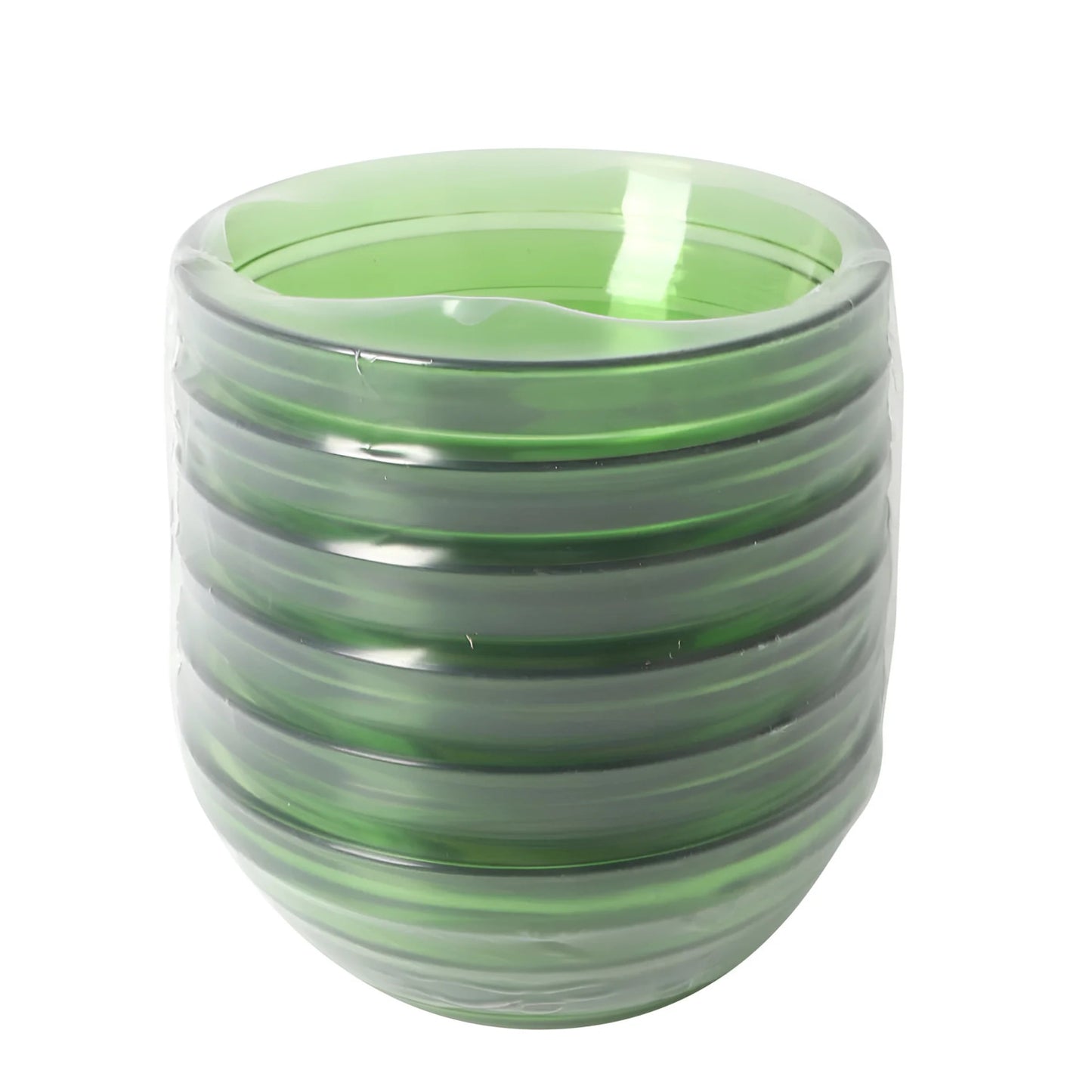 Green glass candle holder from Duralex Green bowl 500ml 14.5cm stackable collection