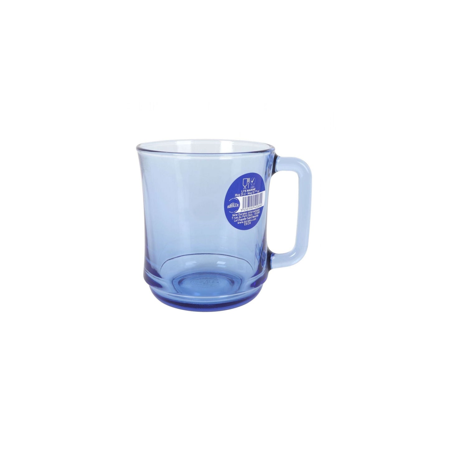 Duralex Marine Stackable coffee tea mugs 310ml Versailles