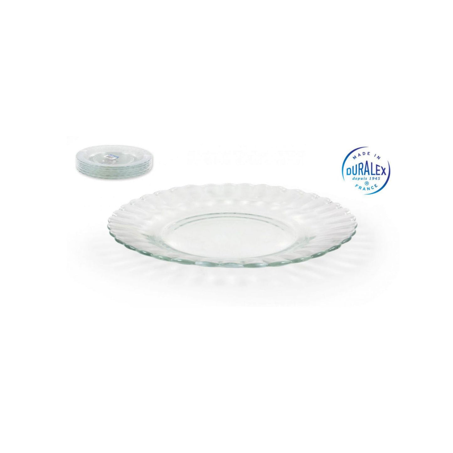 Duralex Paris Dessert plates 20cm -Pack of 6-