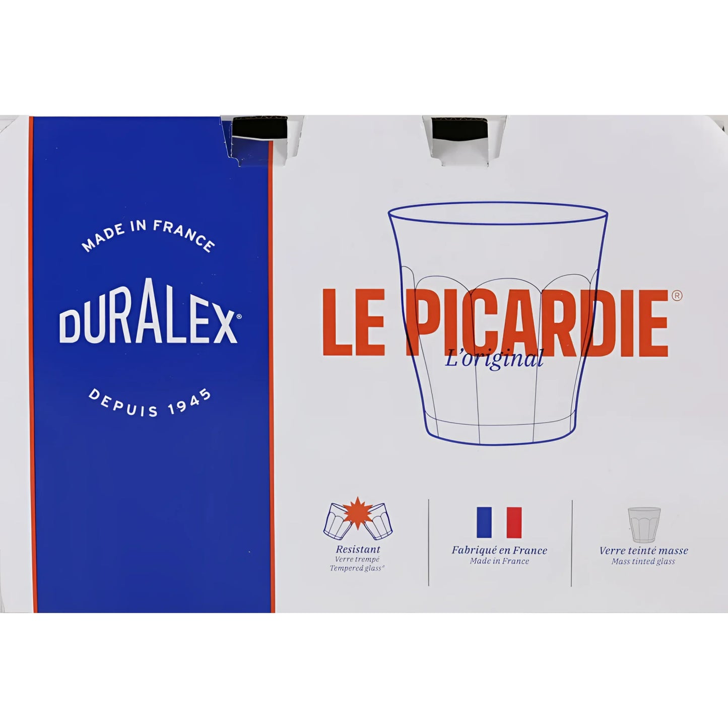 Duralex Picardie Amber Drinking Glasses tumblers 250ml