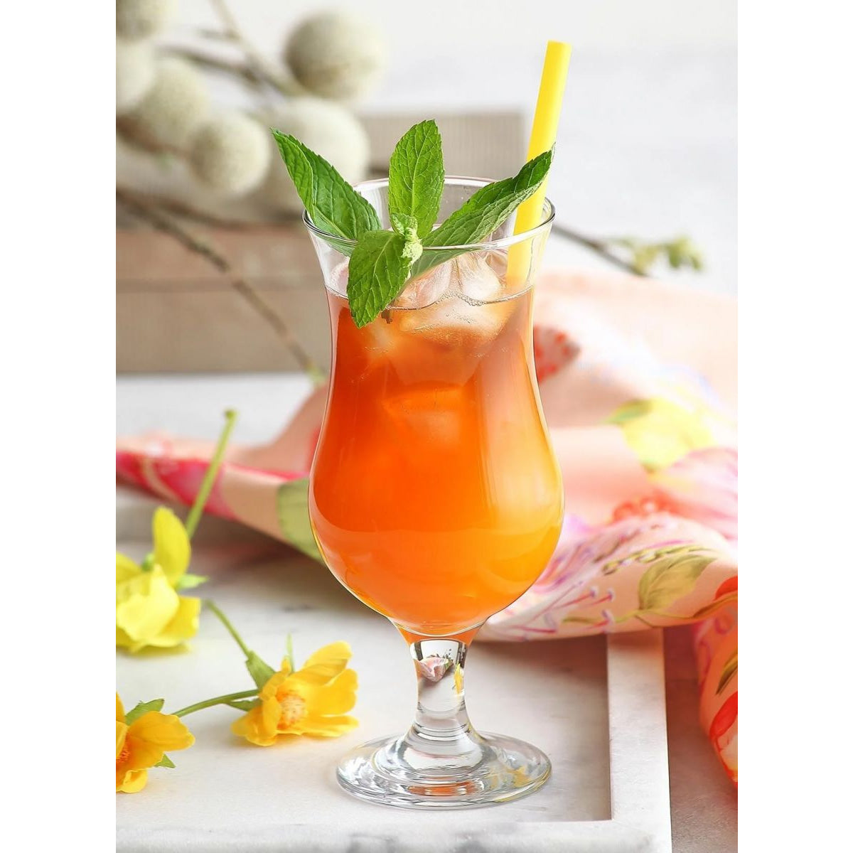Fiesta Hurricane Pina Colada Cocktail Glass 460ml LAV