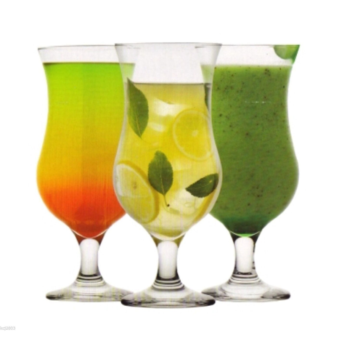 Fiesta Hurricane Pina Colada Cocktail Glass 460ml LAV