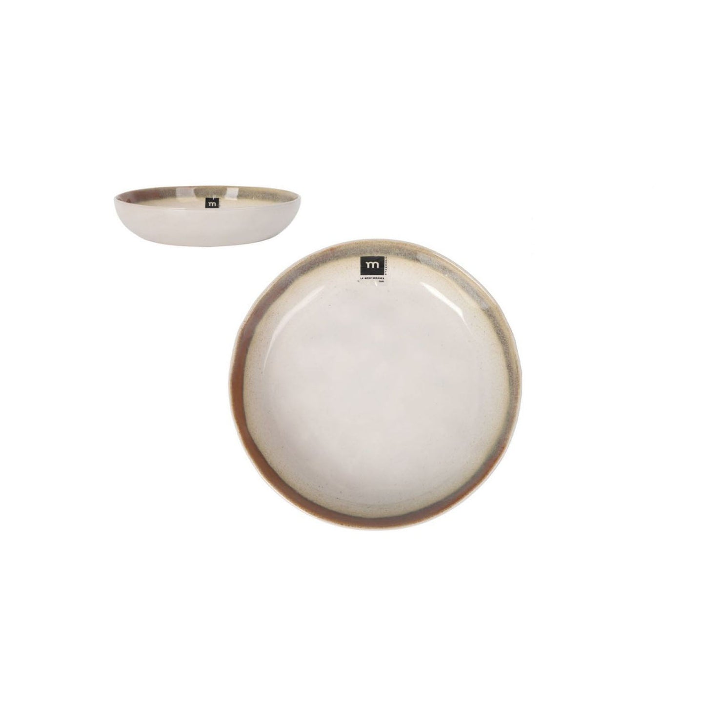 Fustam 21x4cm Pasta Bowl Irregular shape Stoneware