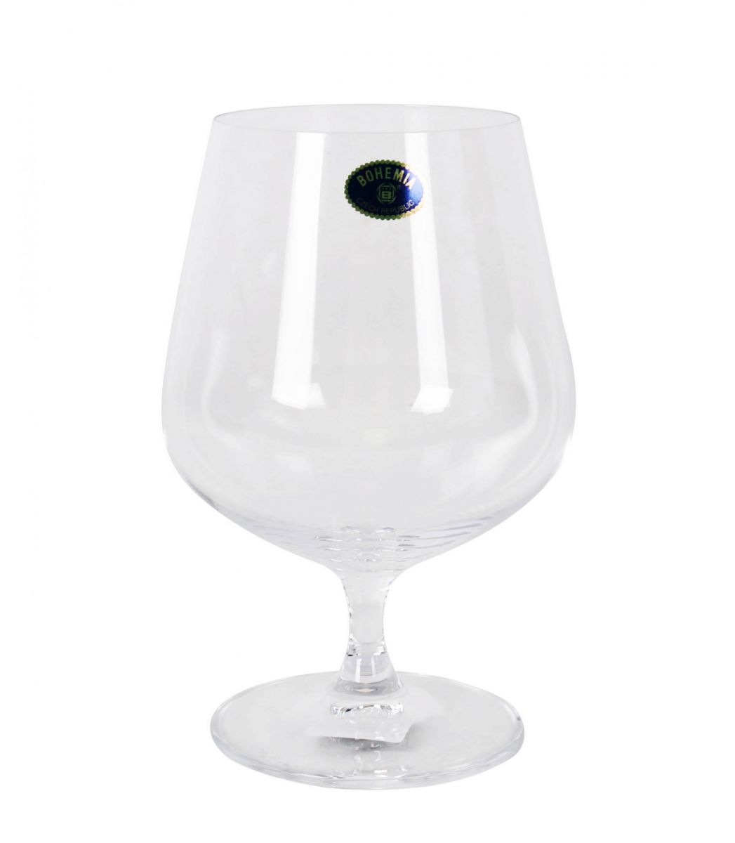 Bohemia Crystal Brandy cups glasses 590ml SIRA