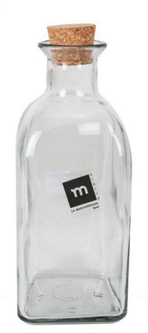 FRASCA 1L / 1000ml Glass Bottle with cork TAP wine CARAFE liquor olive oil wine