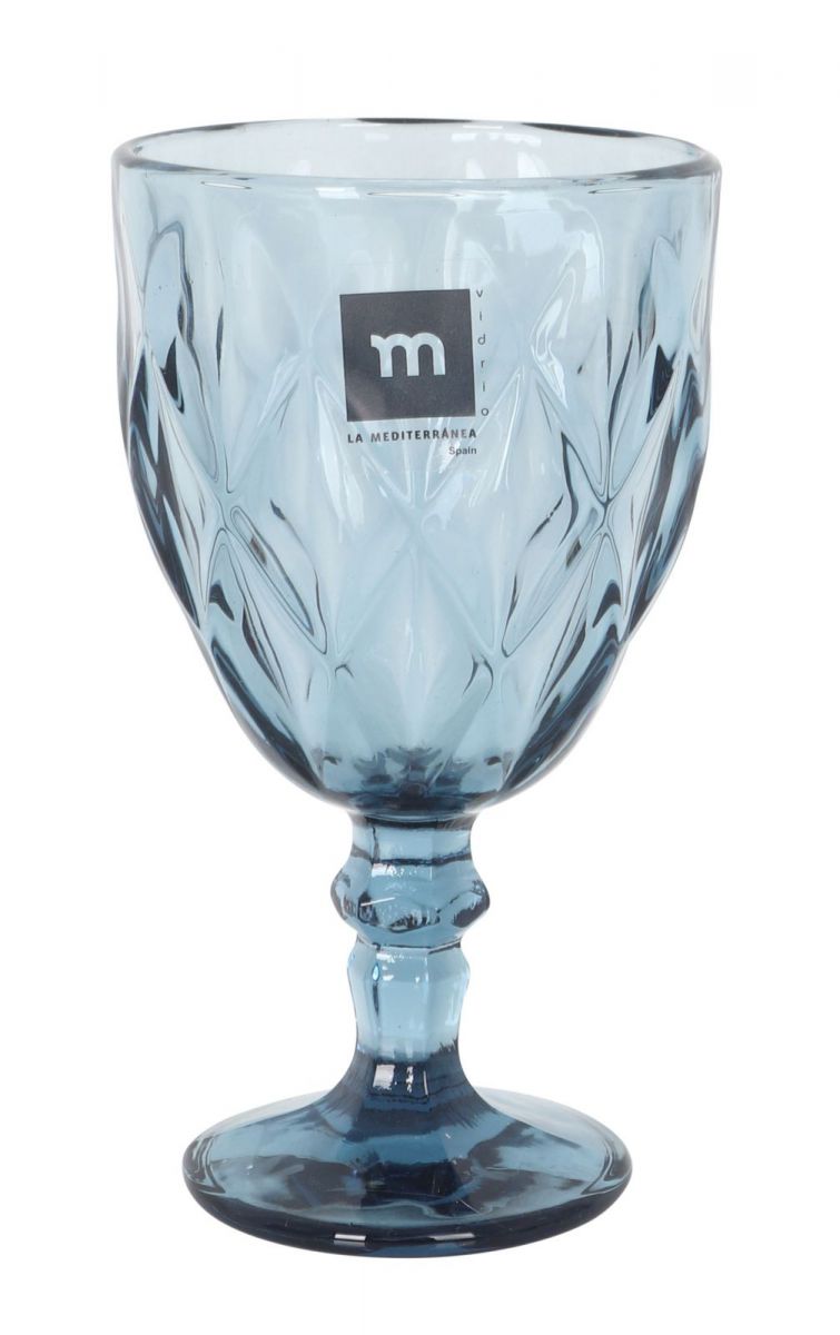 Syros Blue Vintage Red wine glasses 350ml