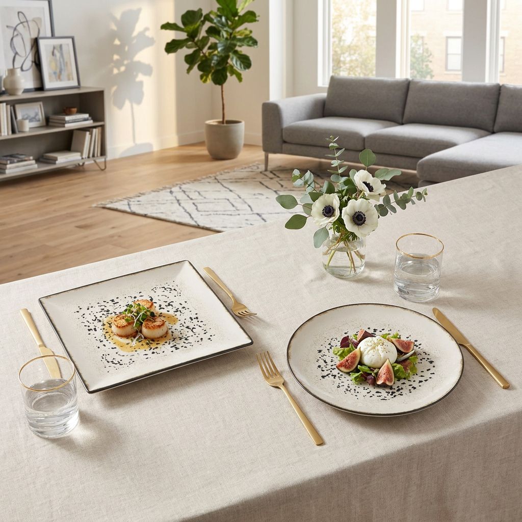 Essentia 26cm dinner plates Embossed Stoneware