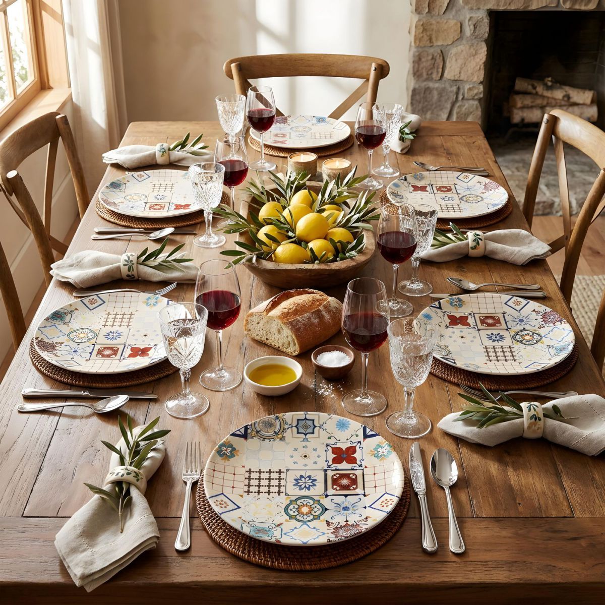 Lore 12pcs Dinner set Dinner service dinner plates