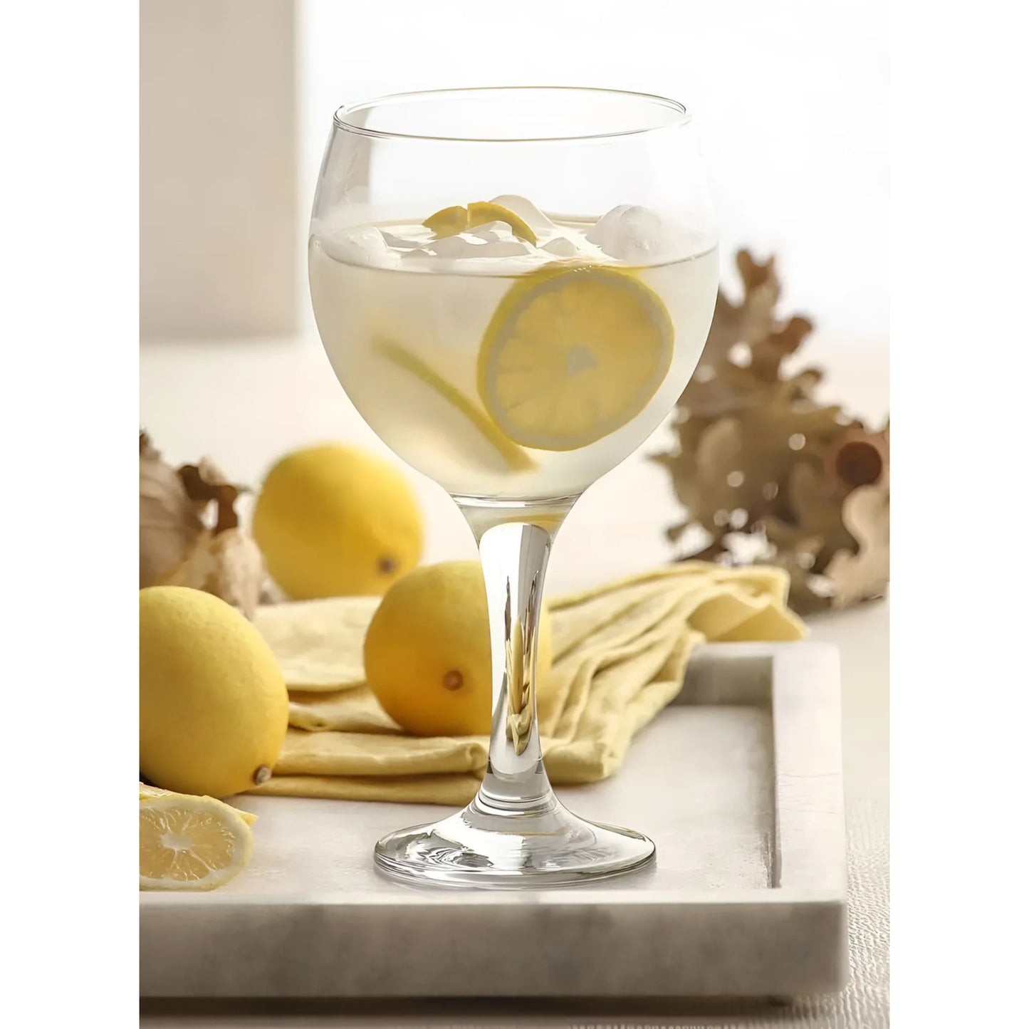 Gin and tonic cocktail balloon glasses 650ml Clear LAV