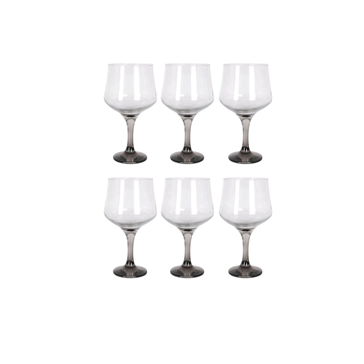 Gin Tonic Cocktail glasses wine glass grey stem 685ml