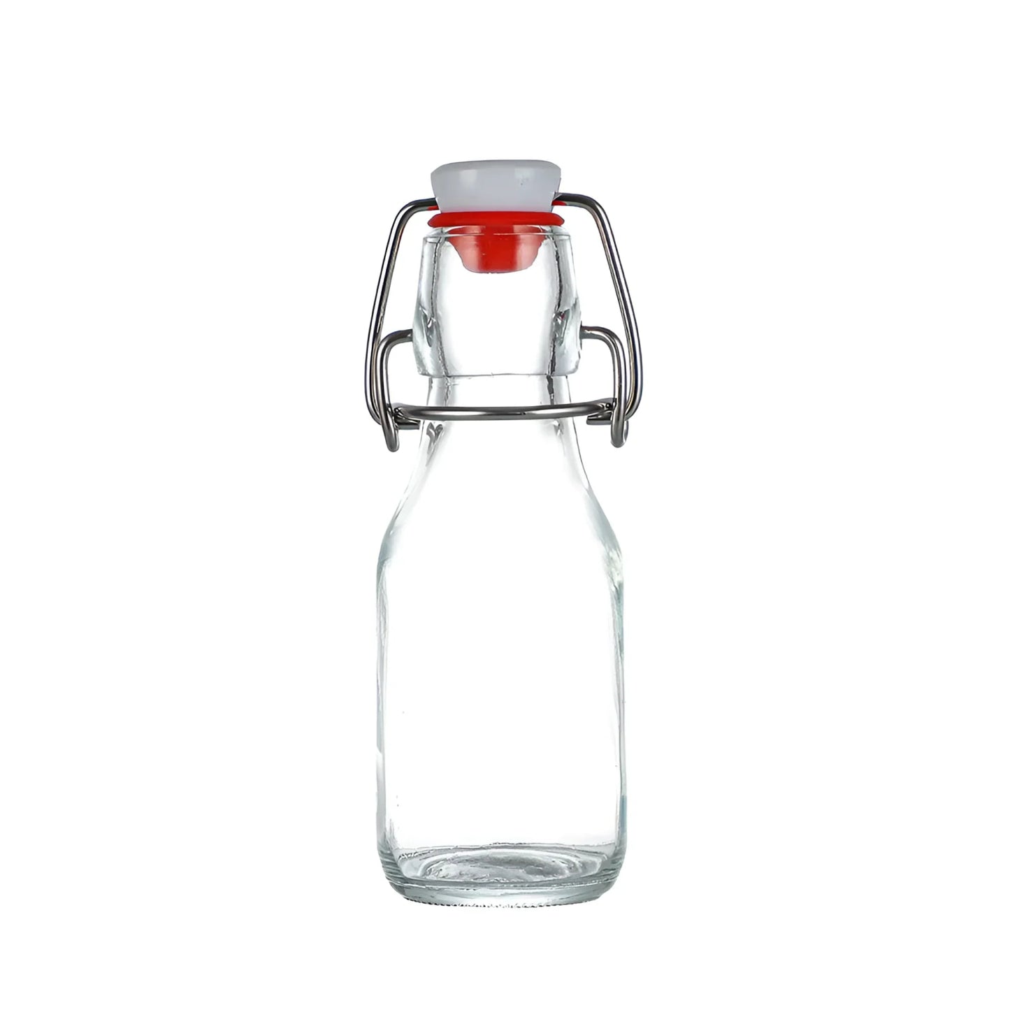 Glass Swing Flip Top Lid Bottles water wine Cider Reusable Home Eva 100ml