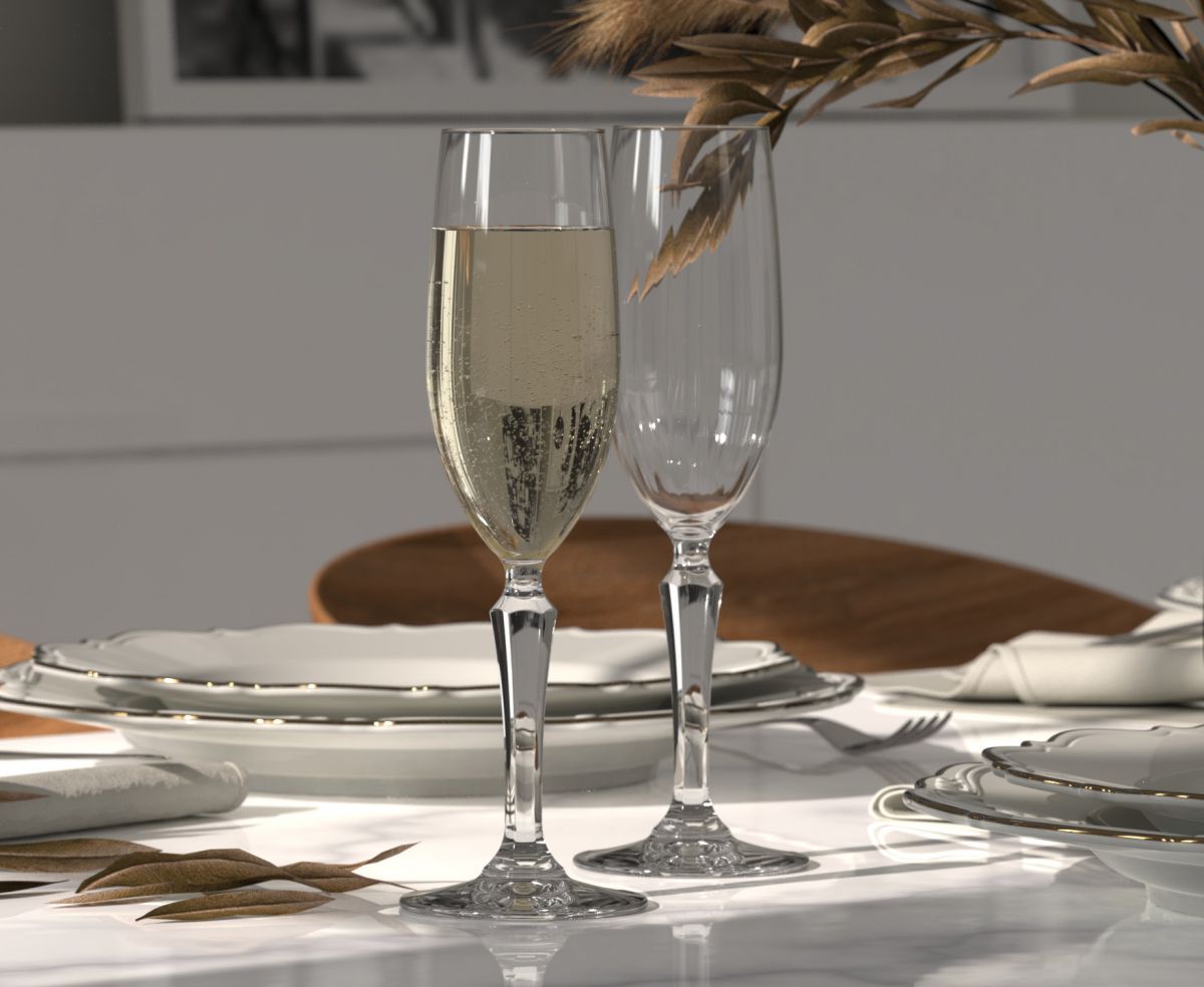 Gotica Champagne flutes 210ml Royal Leerdam
