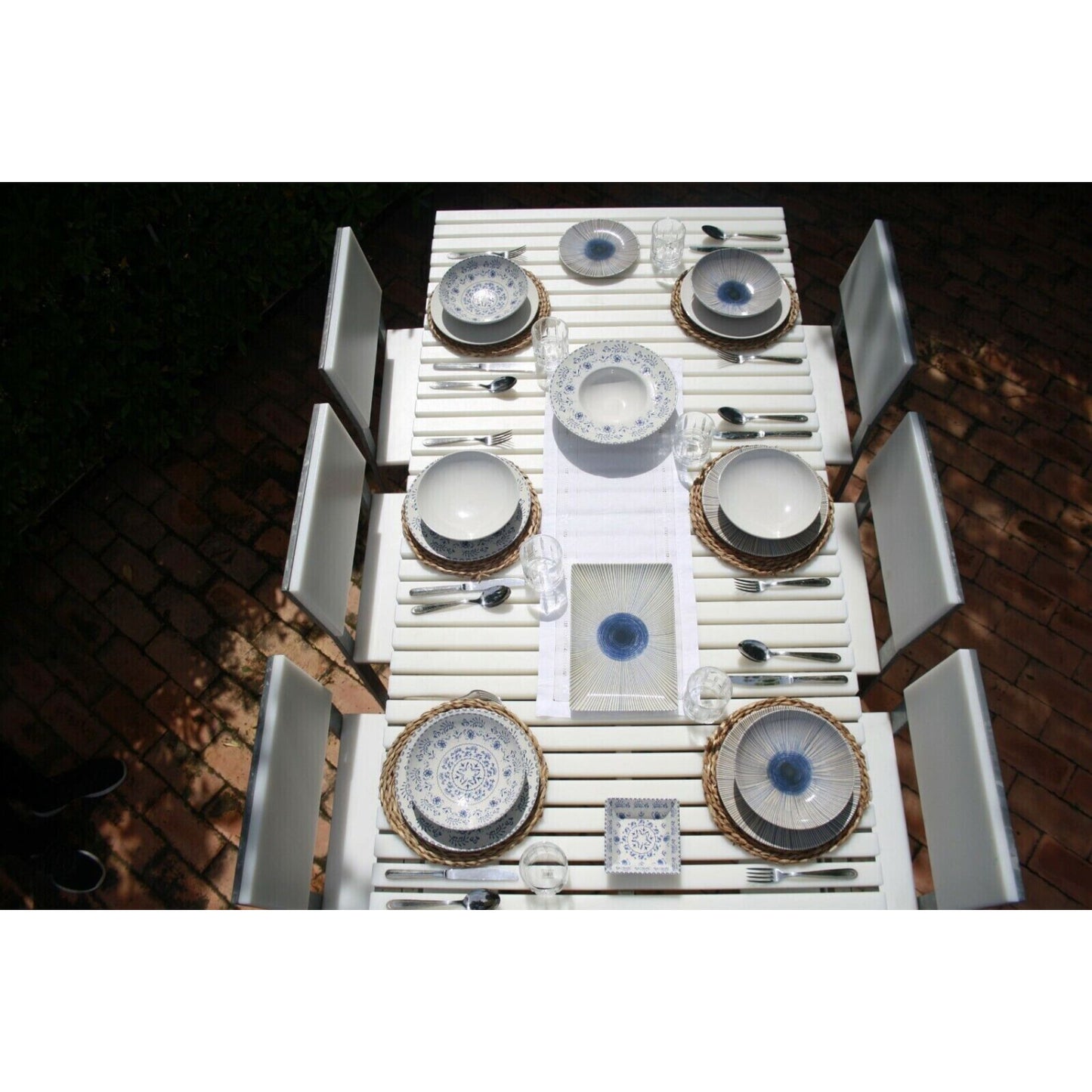 Irys 32.5cm dinner plate under plate
